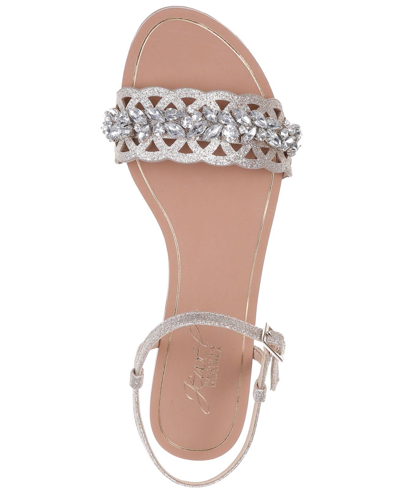 badgley mischka jewel sandals
