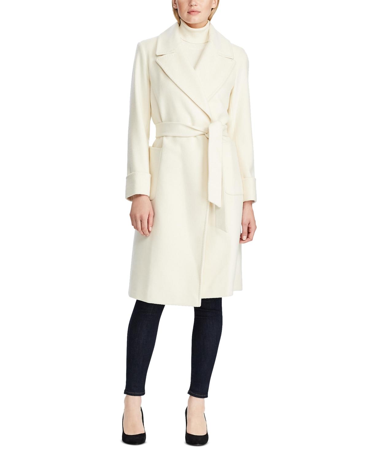 Lauren ralph lauren belted best sale wrap coat