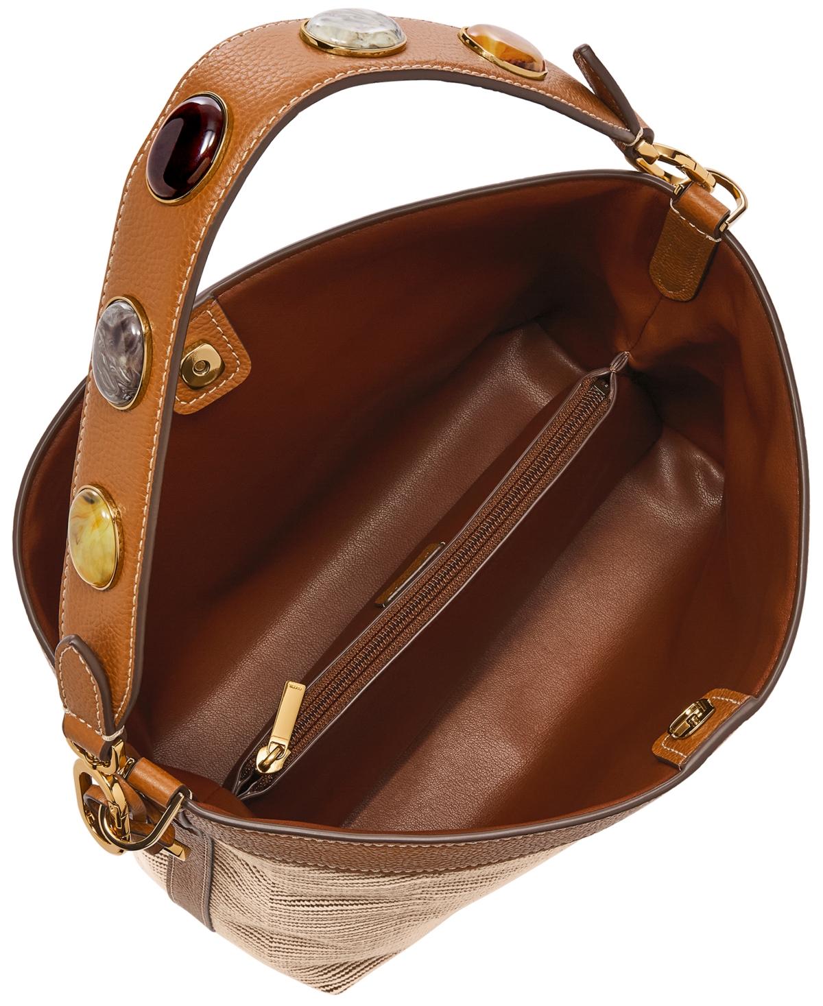 Fossil Jessie Medium Shoulder Bucket Bag in Brown | Lyst, image size:1200x1467