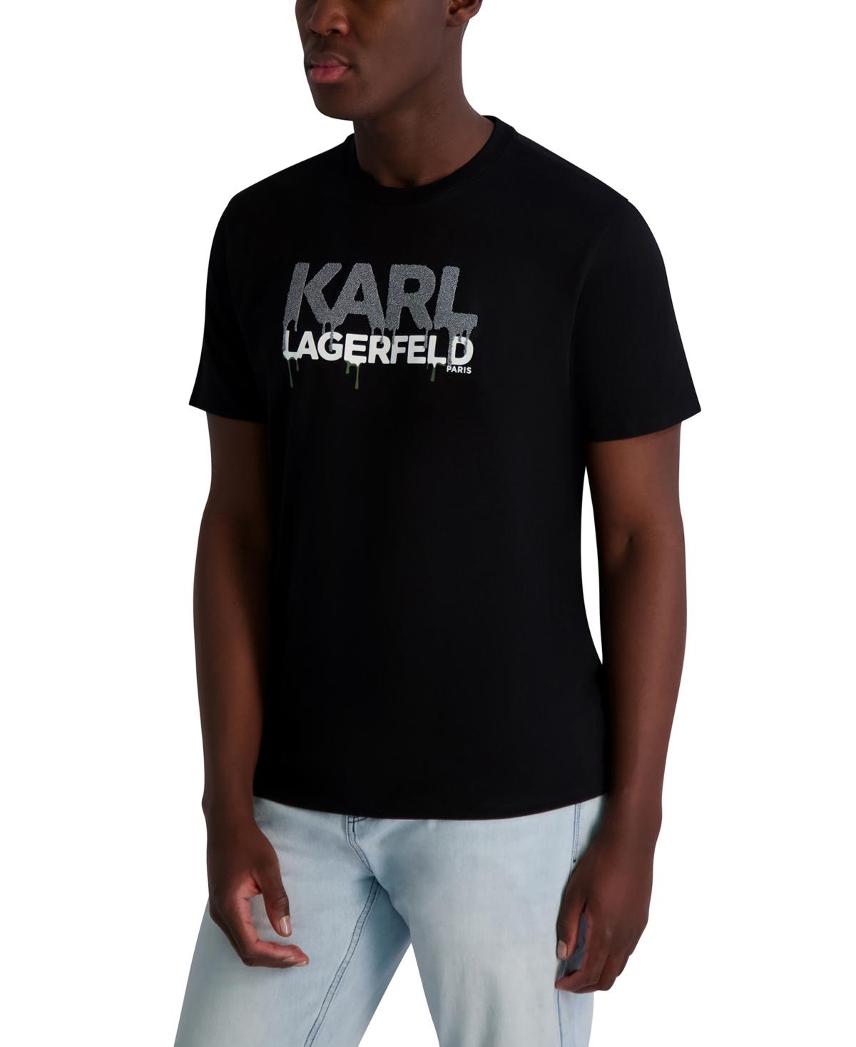 Karl Lagerfeld ロゴ Tシャツ Rubberized Karl Logo T Shirt | Tees & Tanks | Karl Lagerfeld
