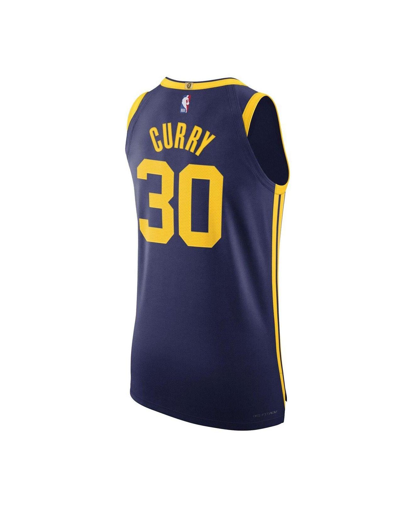 Nike Brand Stephen Curry Royal Golden State Warriors Authentic Player Jersey  - Statement Edition in Blue for Men