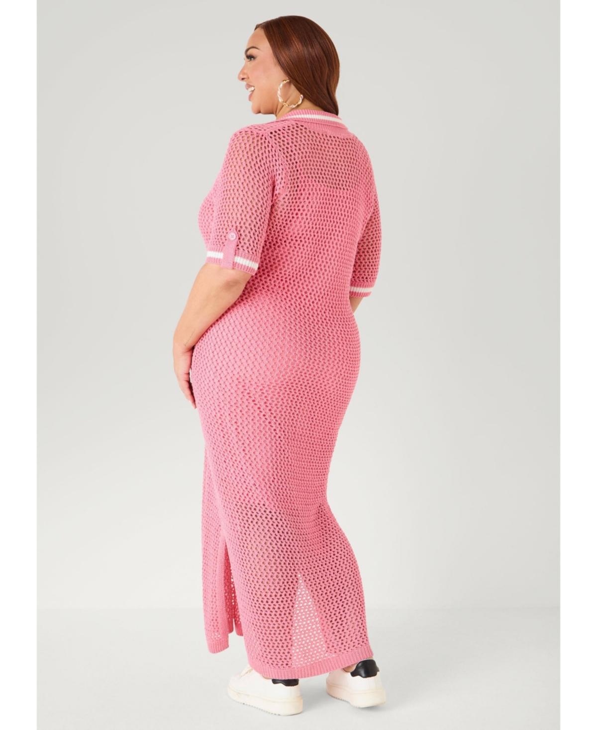 ashley stewart pink dresses Off The Shoulder Cape Dress STYLE JOURNEY: ROCKING ASHLEY STEWART