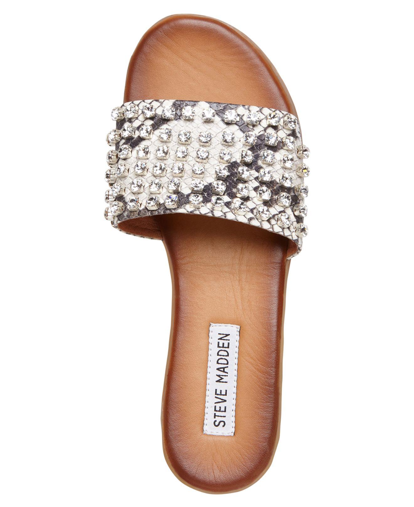 steve madden bling slides