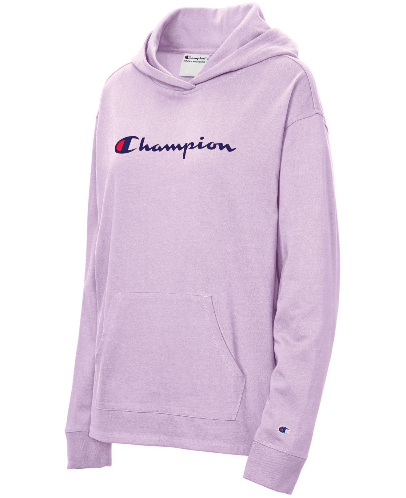champion pale violet rose hoodie