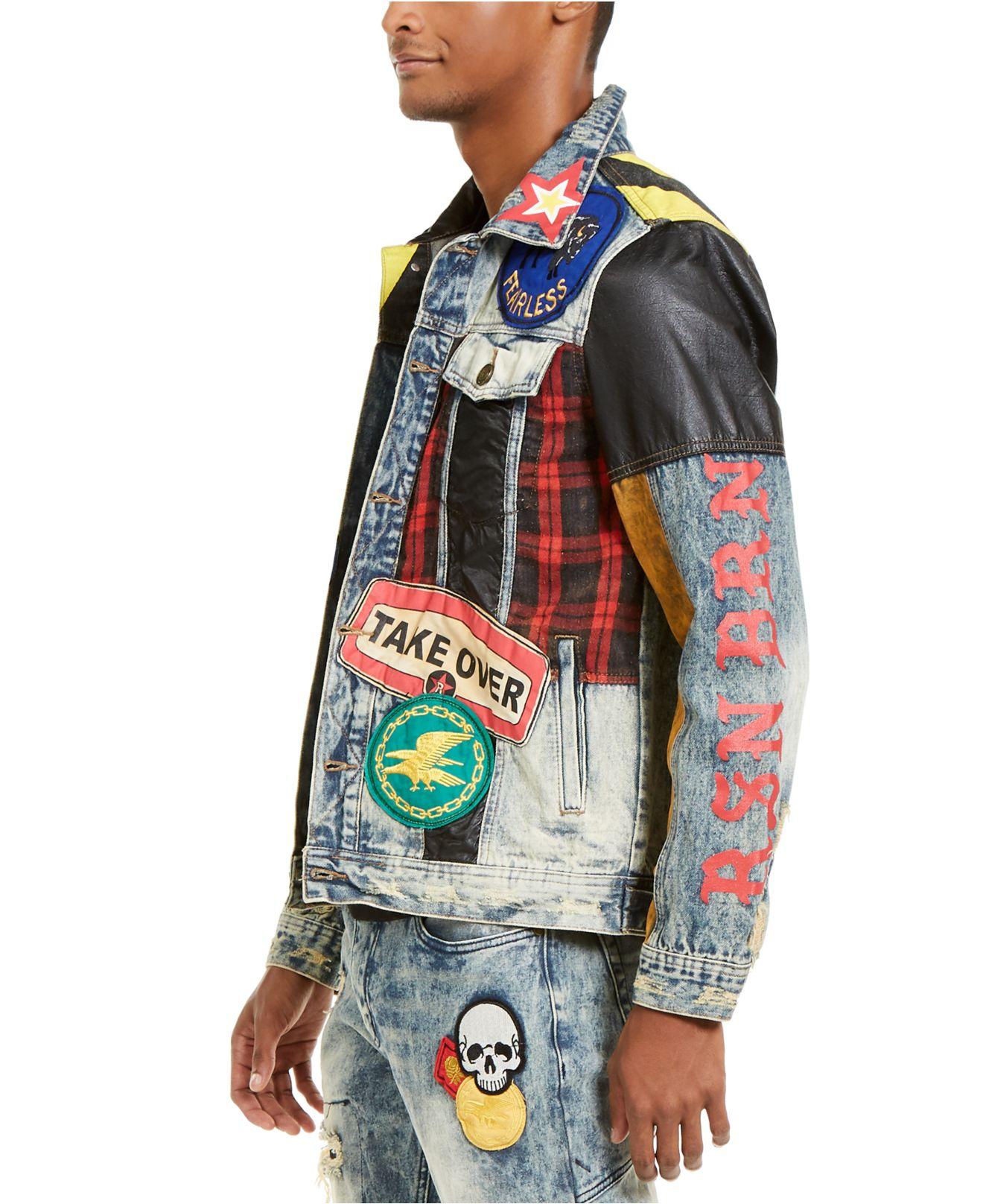 reason crazed denim jacket