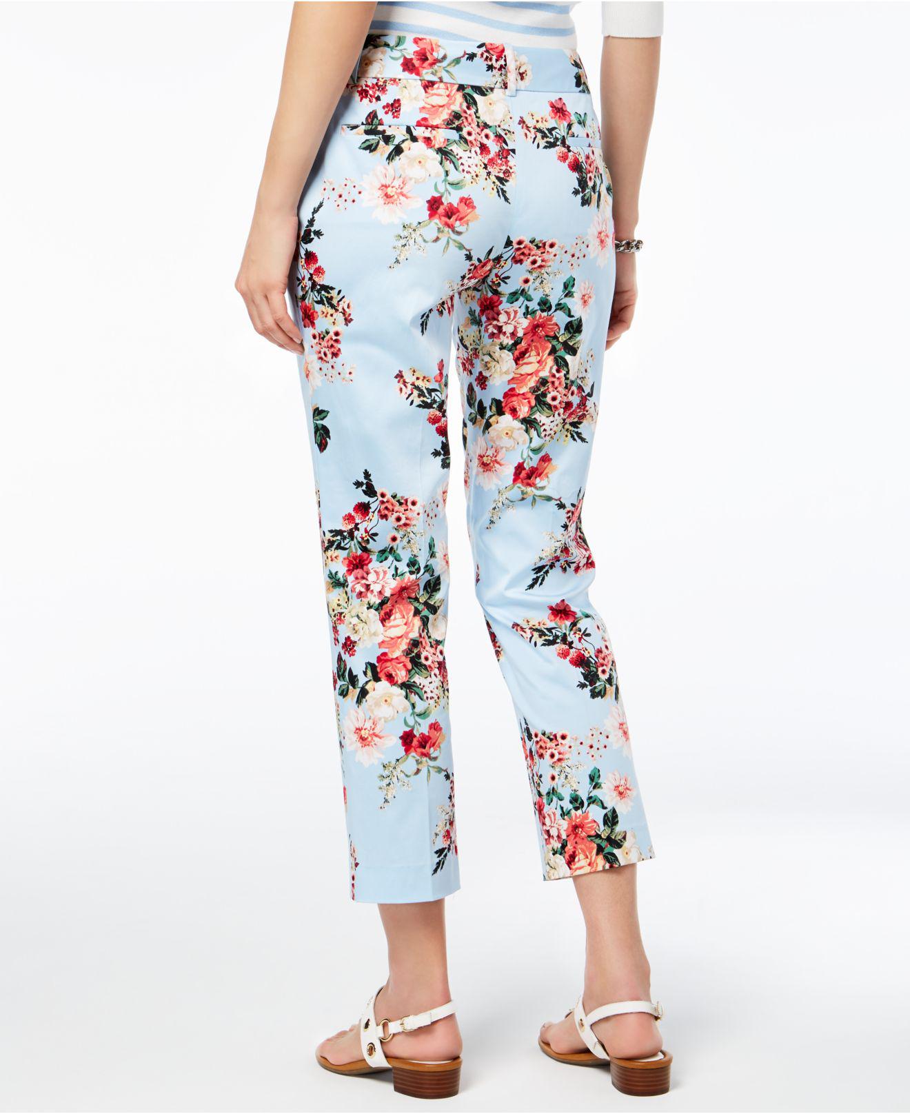 tommy hilfiger floral pants