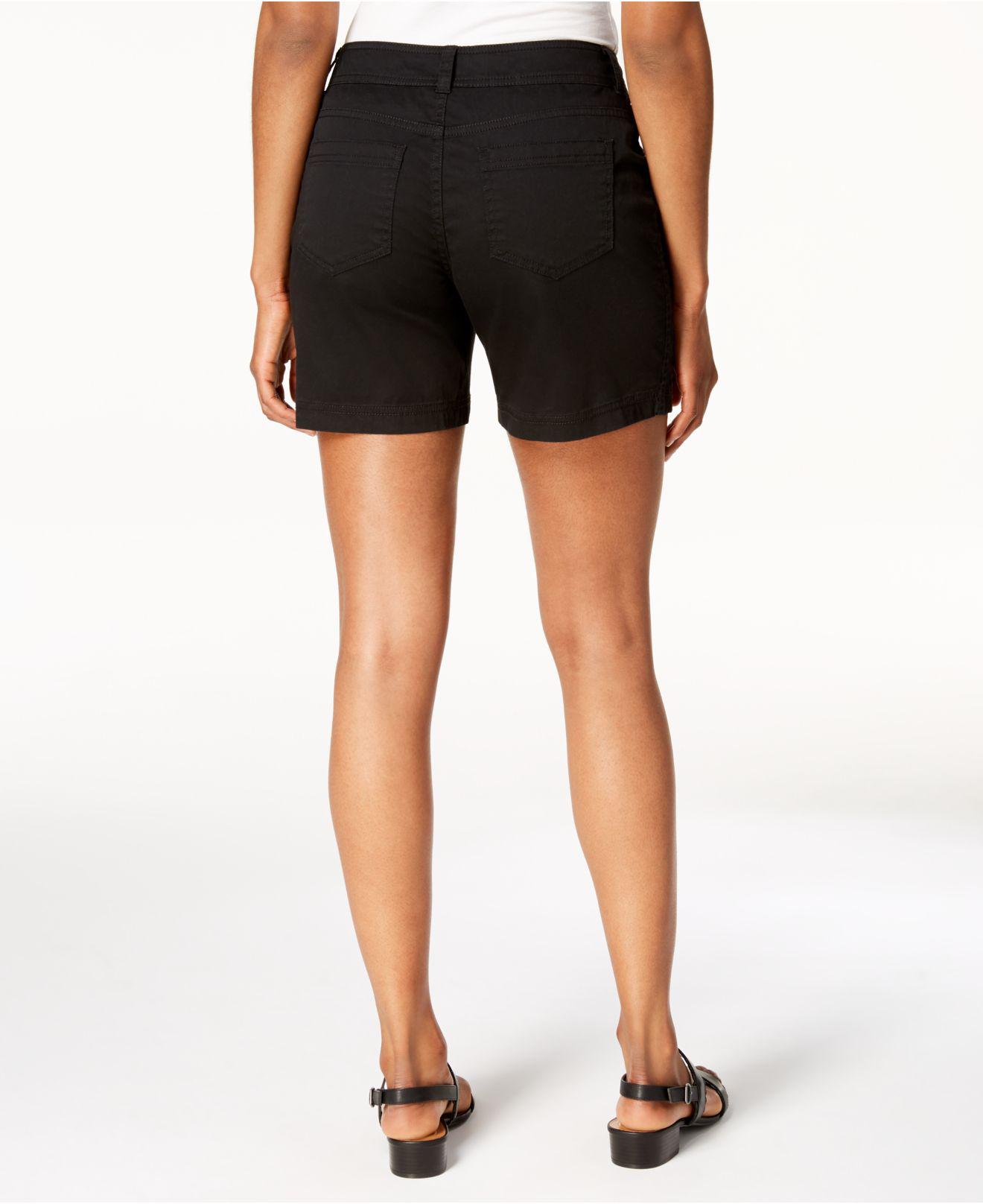 Style & Co. Cotton Cargo Shorts, Created For Macy's in Black Lyst