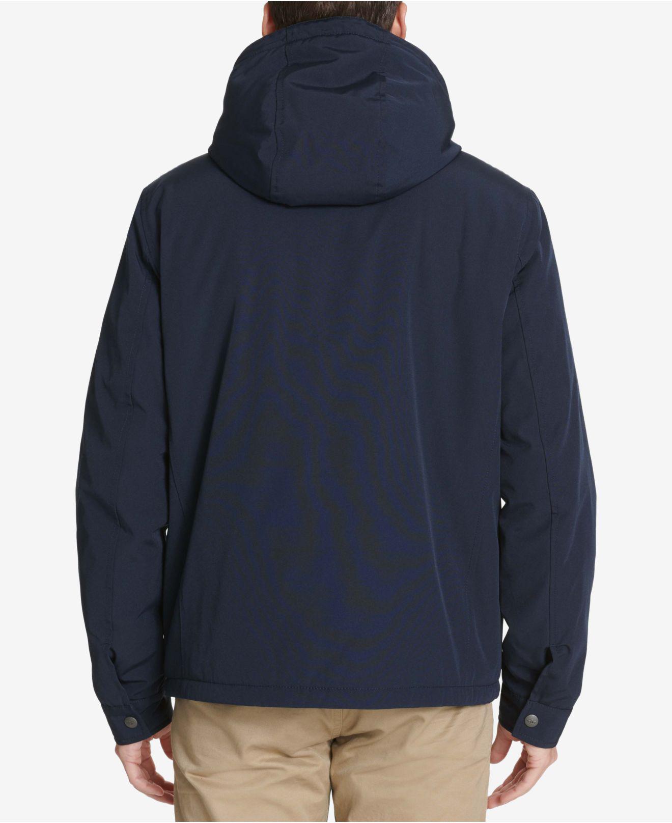 Dockers Fleece Arctic Cloth Sherpa Storm Jacket in Navy (Blue) for Men