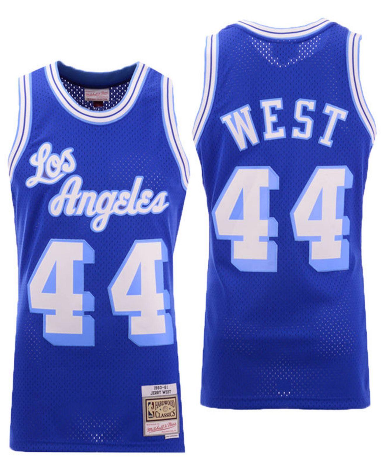 Lyst - Mitchell & Ness Jerry West Los Angeles Lakers ...