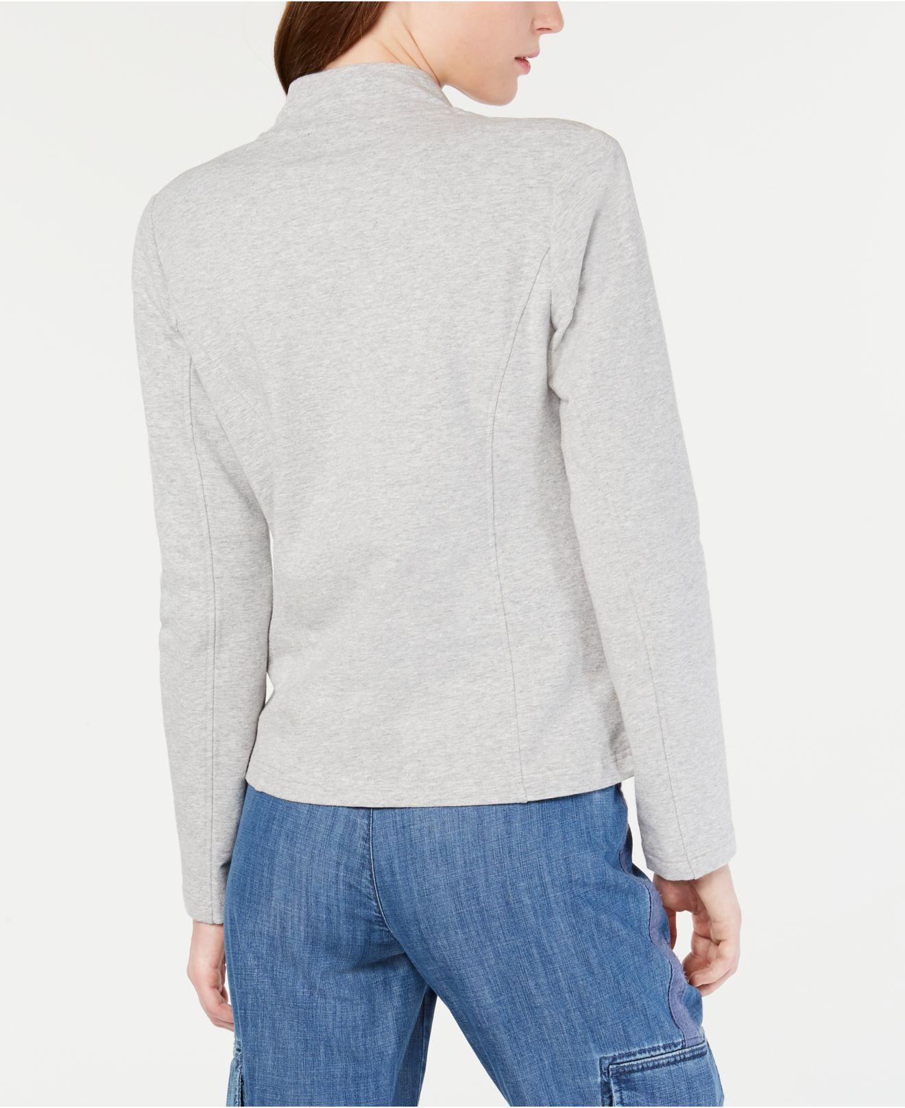 Tommy Hilfiger Cotton Military Band Jacket in Stone Grey Heather (Gray