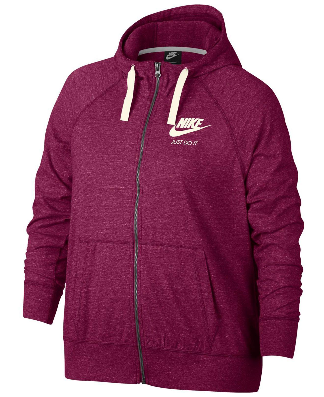 nike plus size gym vintage hoodie