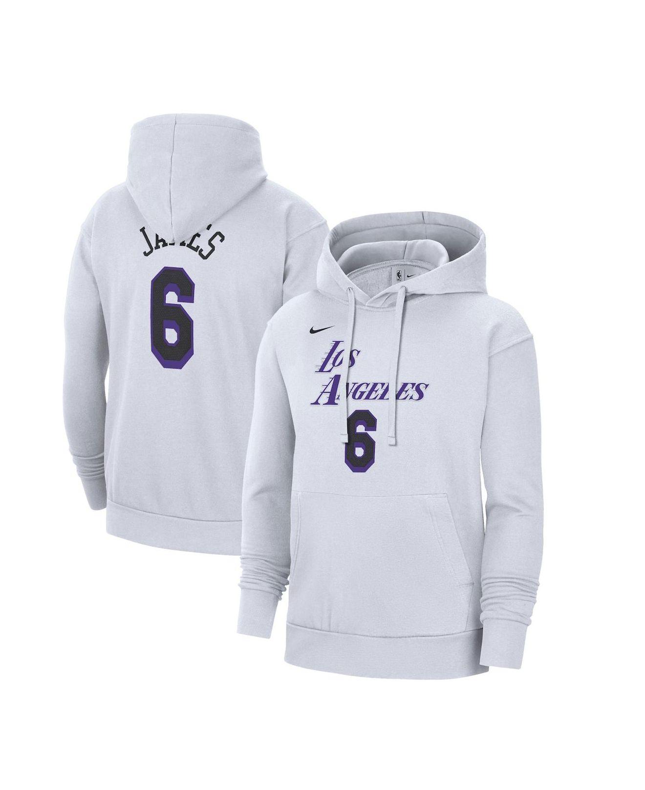 Nike Lebron James White Los Angeles Lakers 2022/23 City Edition Name ...
