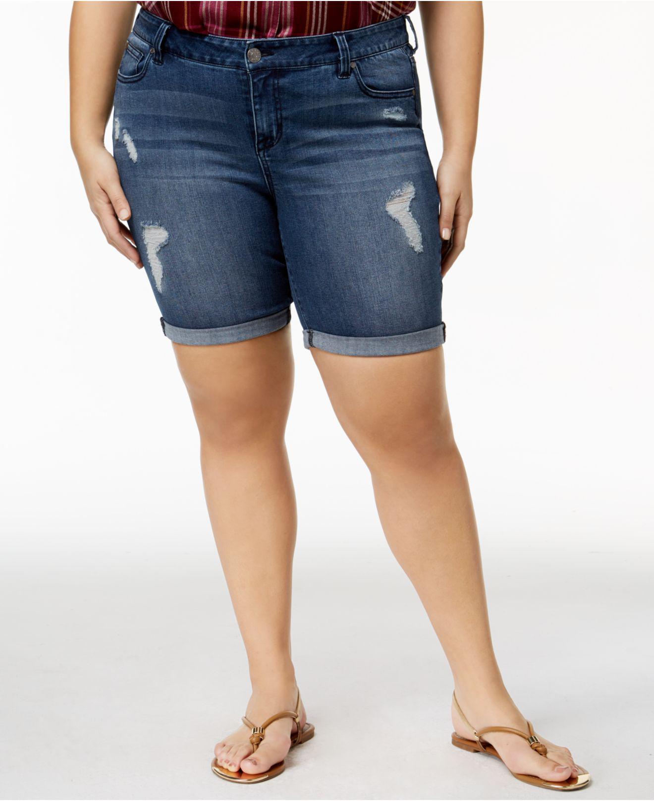 celebrity pink plus size shorts