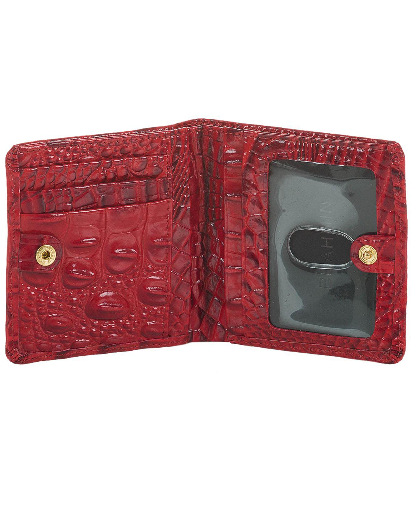 brahmin scarlet wallet