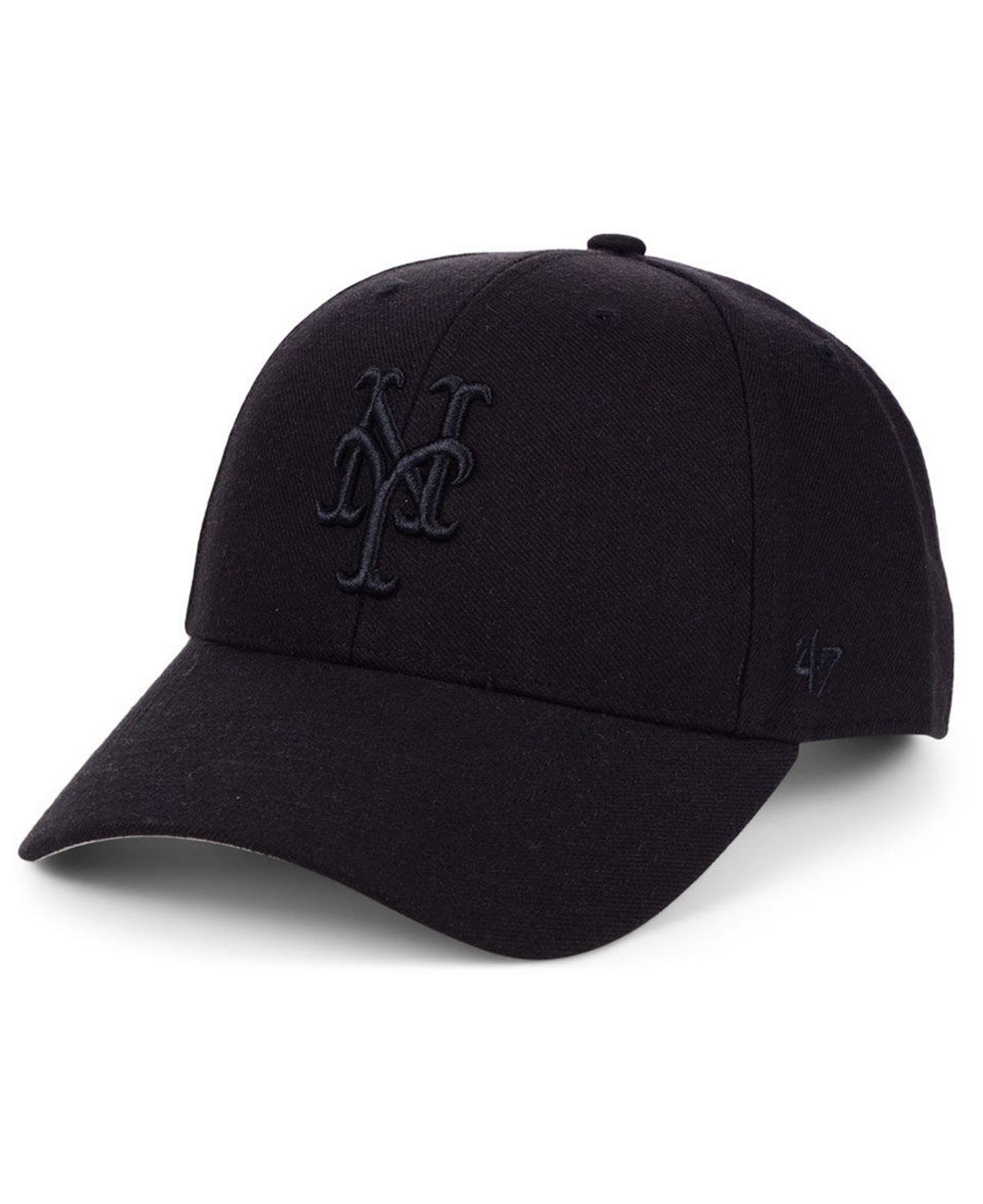 47 Brand New York Mets Black Series Mvp Cap for Men