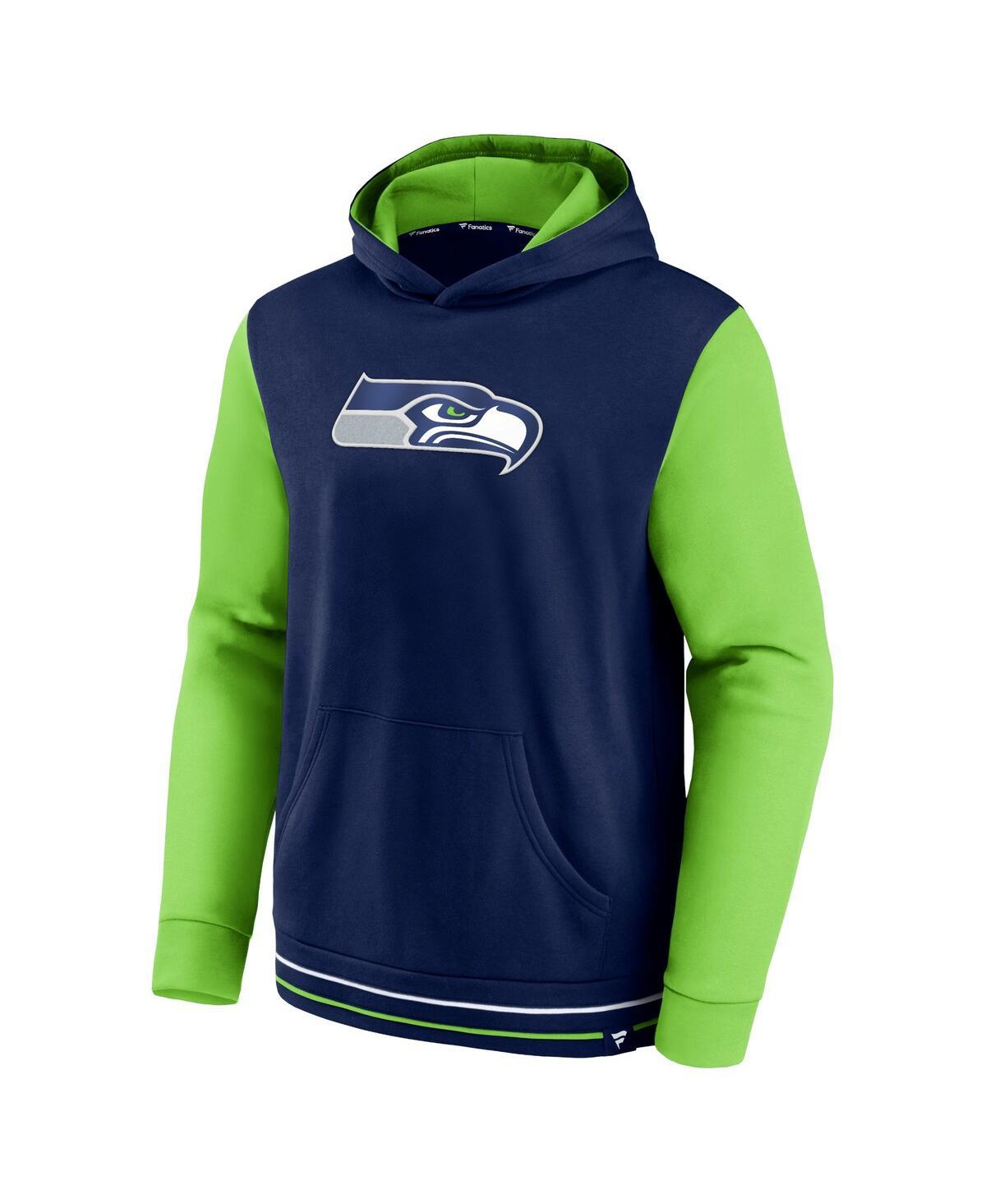 Russell Wilson Light Blue Seattle Seahawks Pullover Hoodie