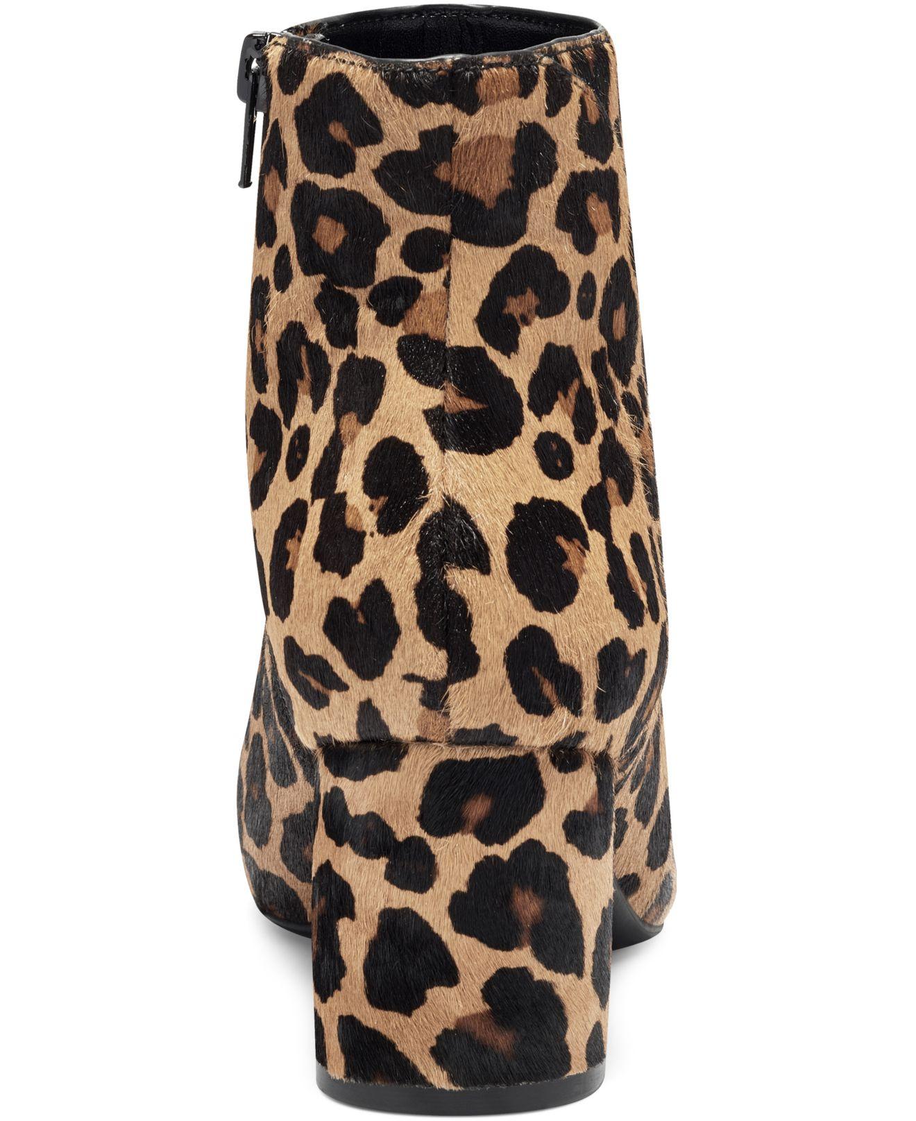 macys leopard booties