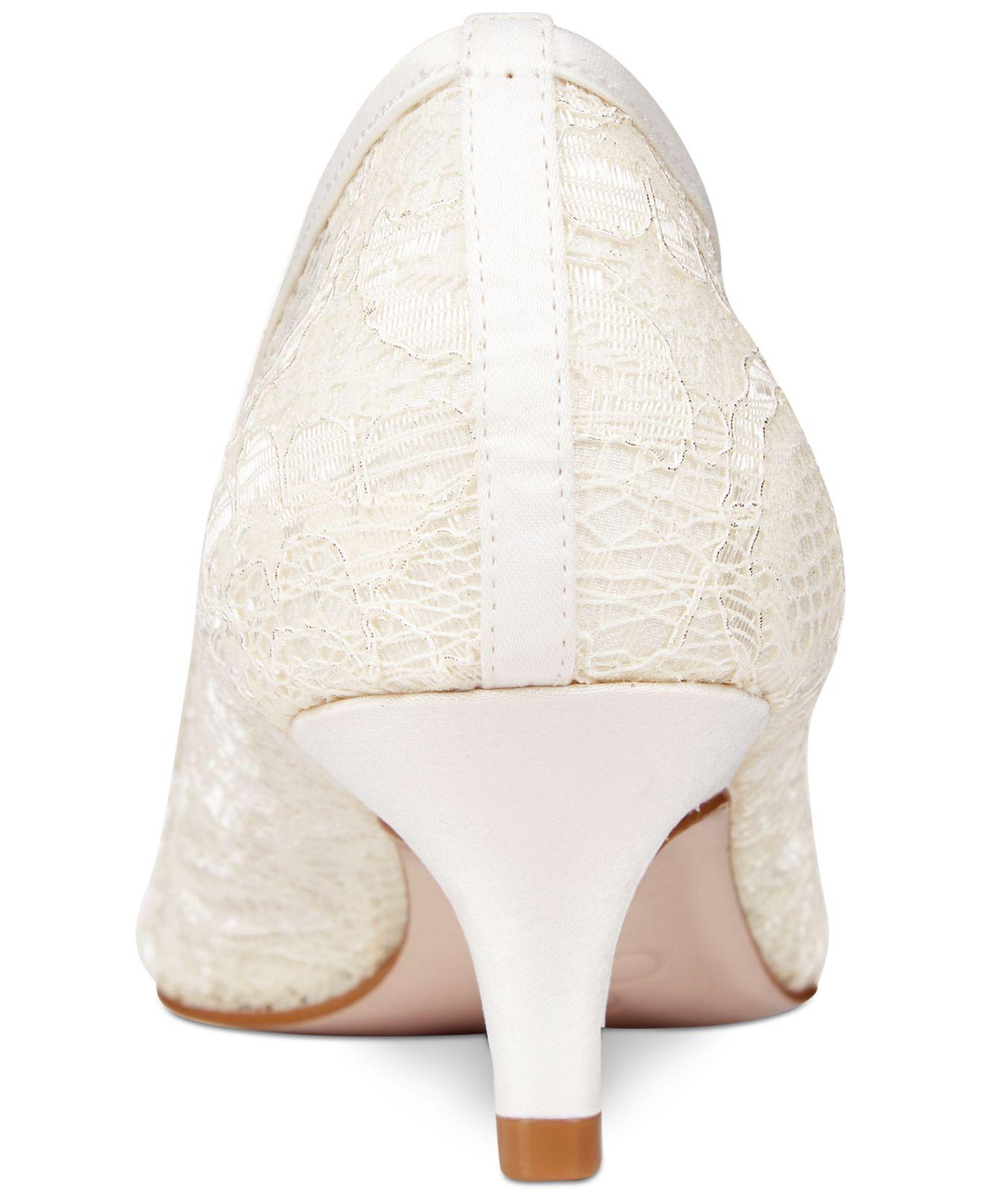adrianna papell lois lace evening pumps