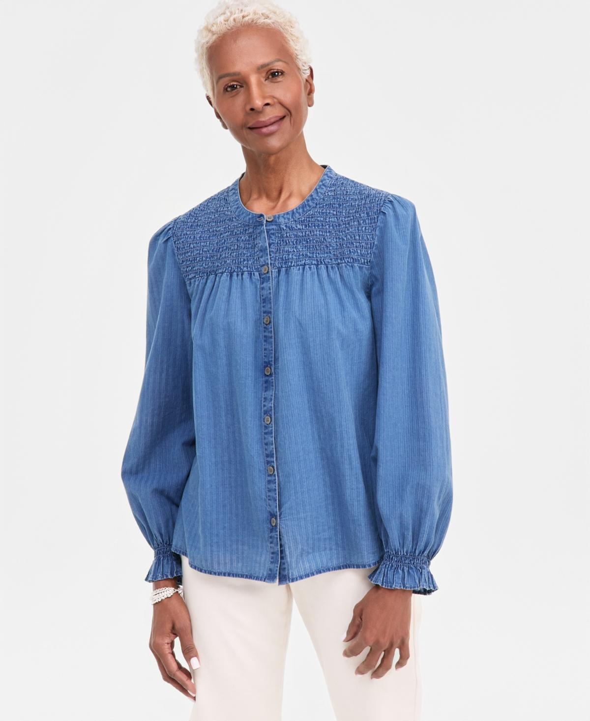 Blouse Femme Style & Co Noir Avec Débardeur Intégré - Taille 24W - Coton