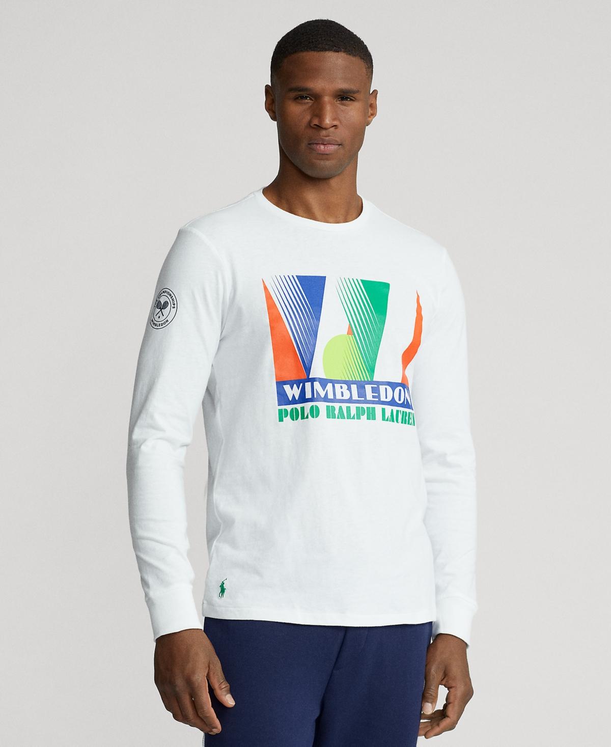 Polo Ralph Lauren Wimbledon Custom Slim Fit T-shirt in White for Men | Lyst