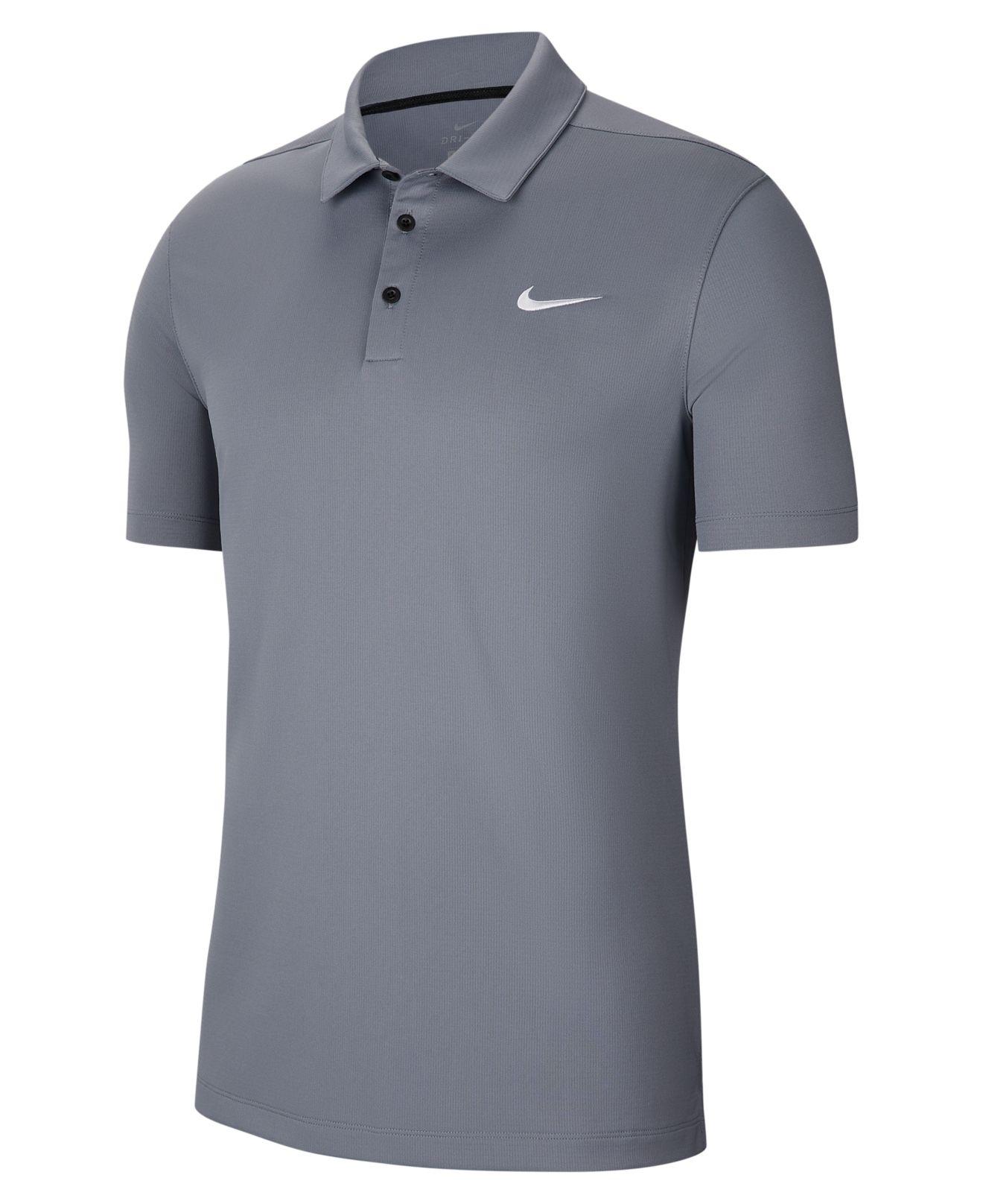 Nike Synthetic Dri-fit Performance Polo in Cool Grey (Gray) for Men - Lyst