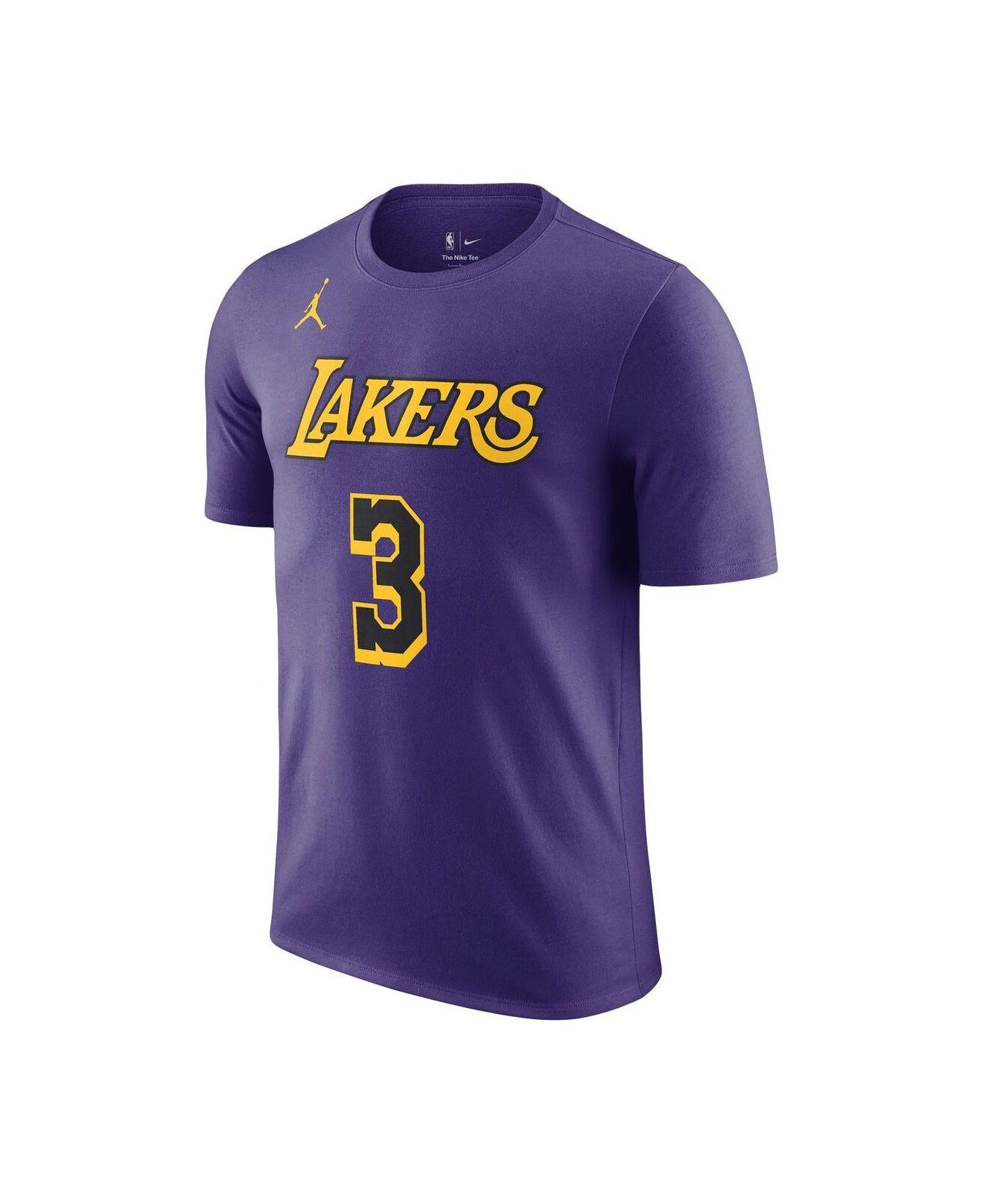 Men's Los Angeles Lakers LeBron James Nike White 2022/23 Classic Edition  Name & Number T-Shirt