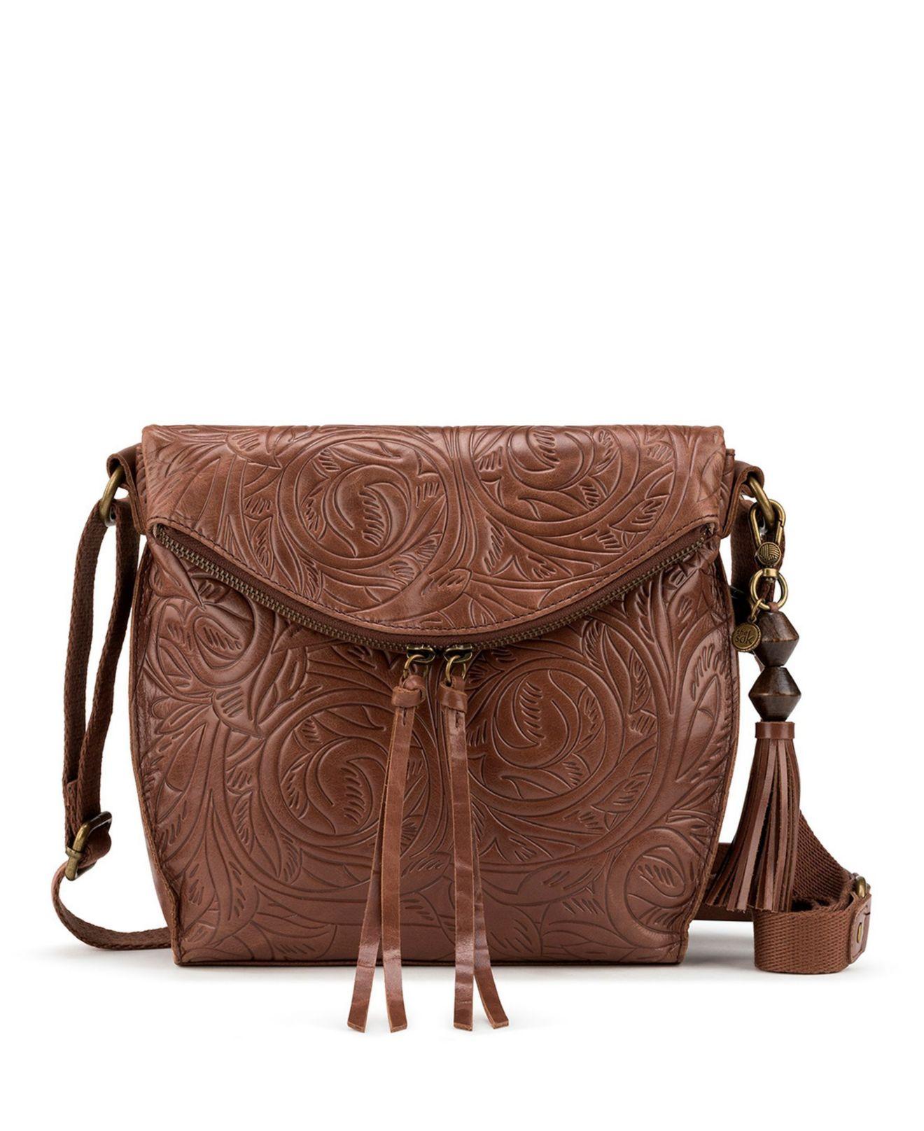 The Sak Silverlake Leather Crossbody in Brown Save 13 Lyst