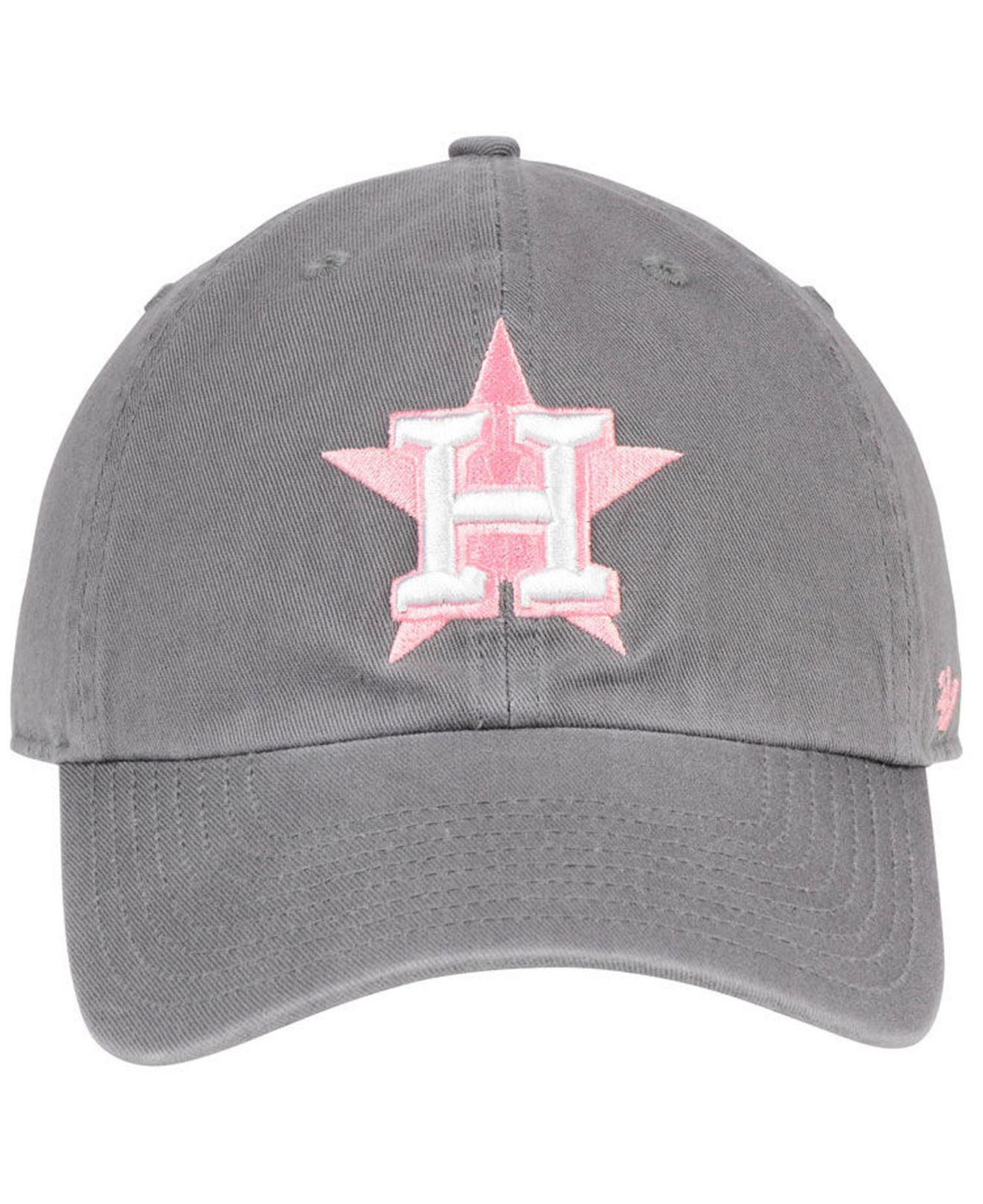 pink astros hat