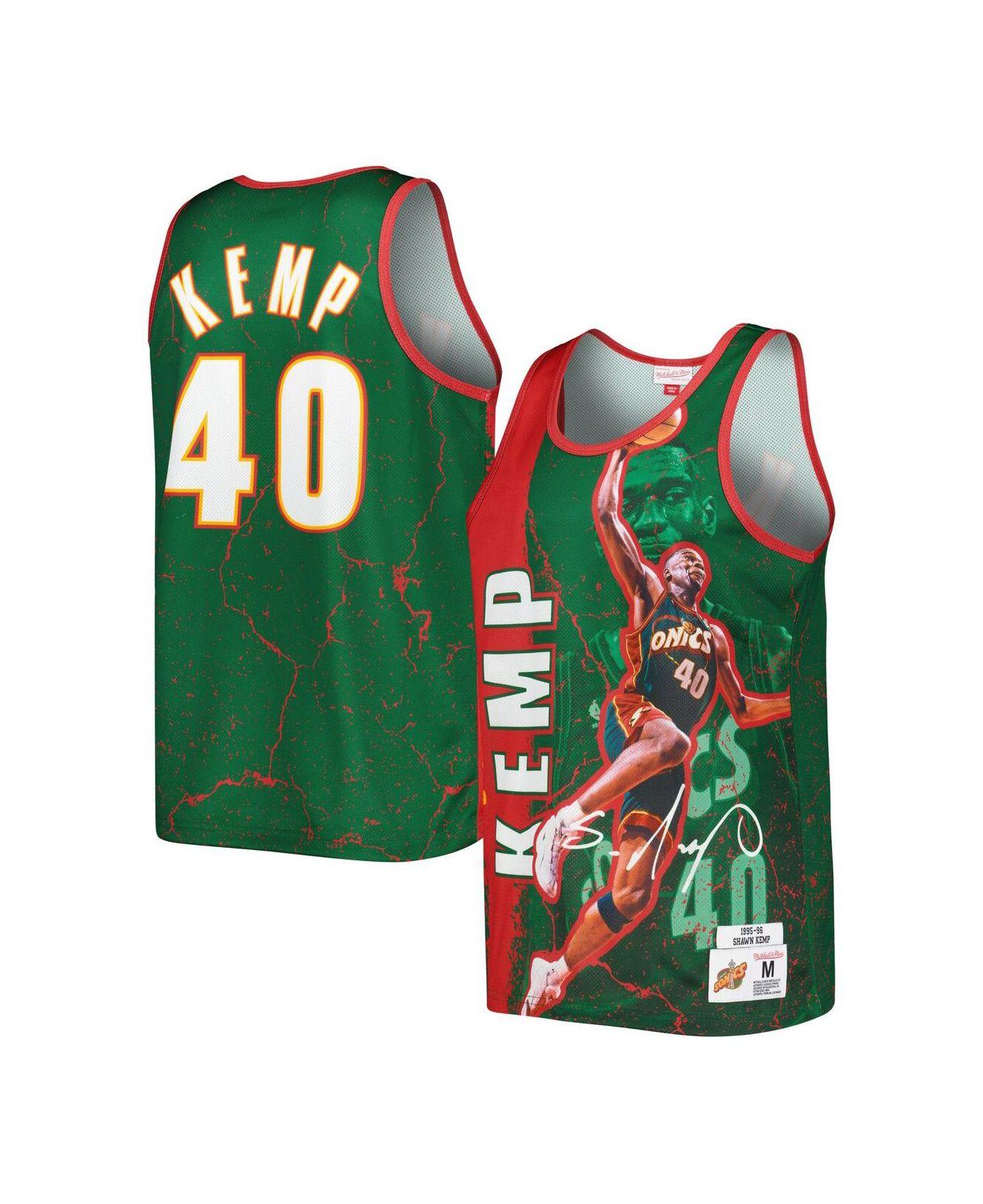Men's Mitchell & Ness Dennis Rodman Red Chicago Bulls 1995-96 Hardwood Classics Player Burst Tank Top Size: Medium