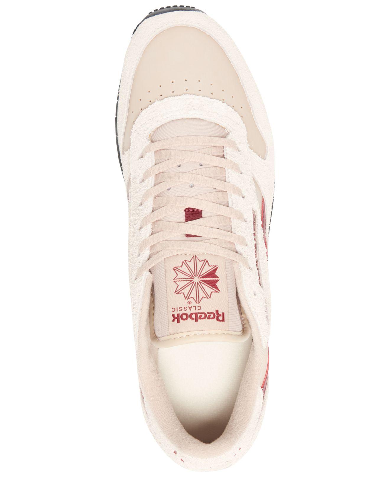 Reebok Classic Leather Casual Sneakers From Finish Line in Pink for Men |  Lyst