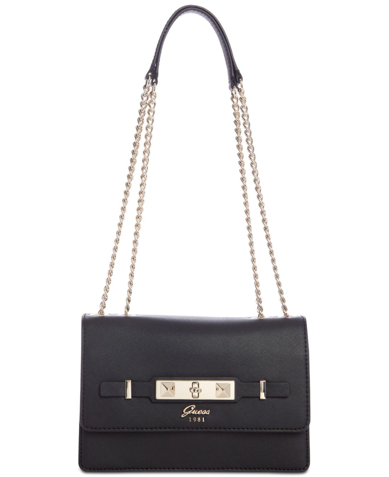 guess silver crossbody bag