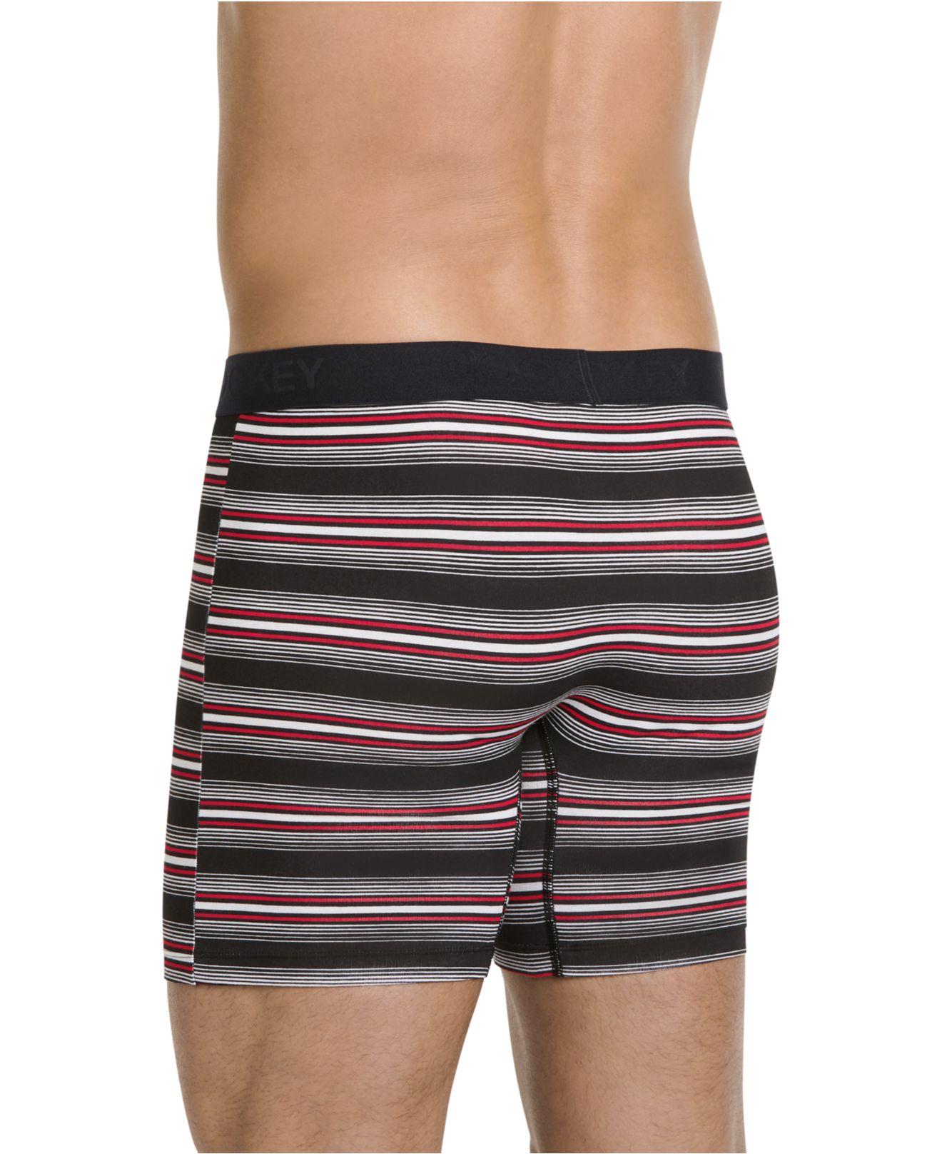 Jockey Flex 365 Cotton Stretch Boxer Brief 4 Pack, Created For Macy's