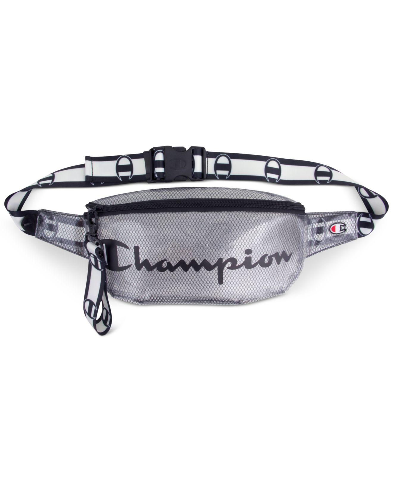 champion fanny pack clear