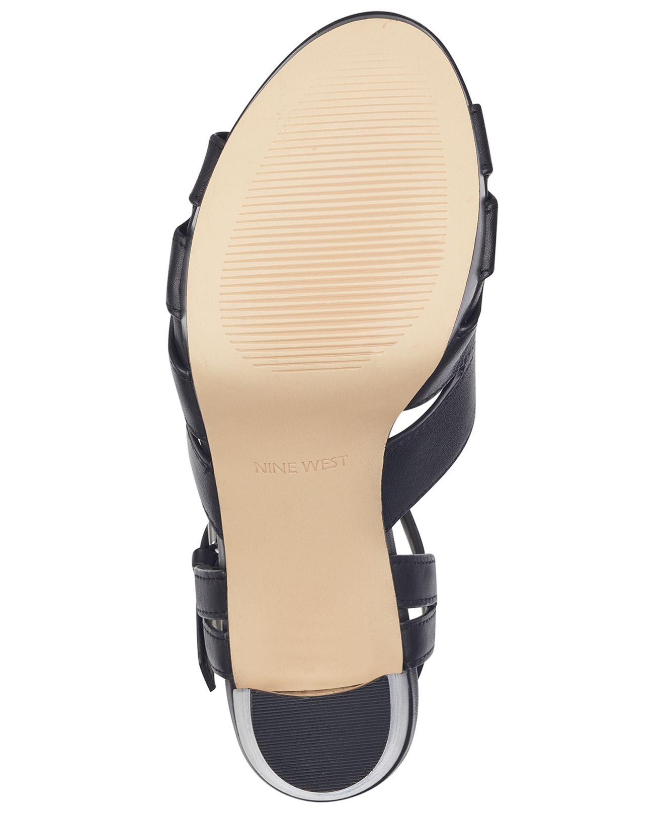 nine west delilah platform sandals