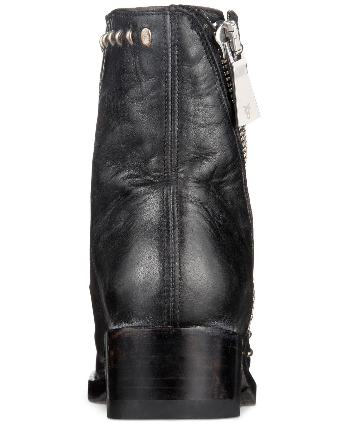 frye demi rebel zip bootie