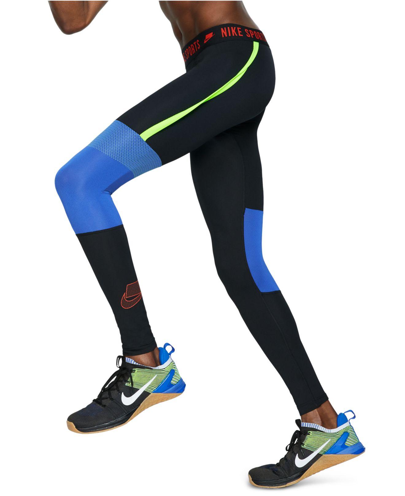 Nike Pro Sport Clash Tights in Black 