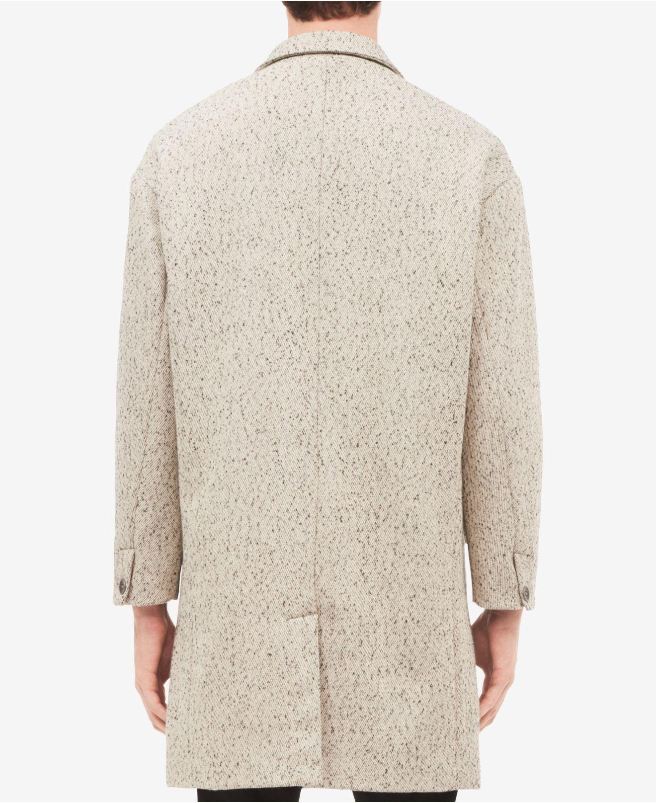 calvin klein jeans wool crombie