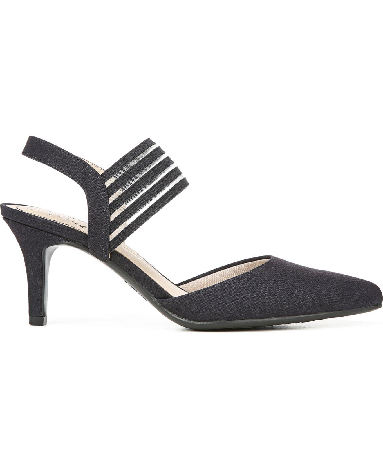 lifestride navy pumps