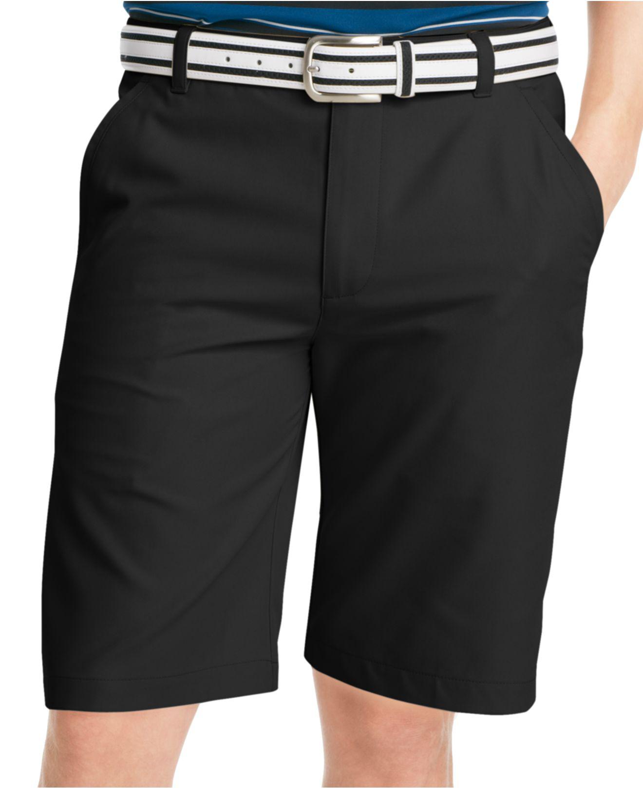 Izod Synthetic Golf Shorts in Black for Men - Lyst