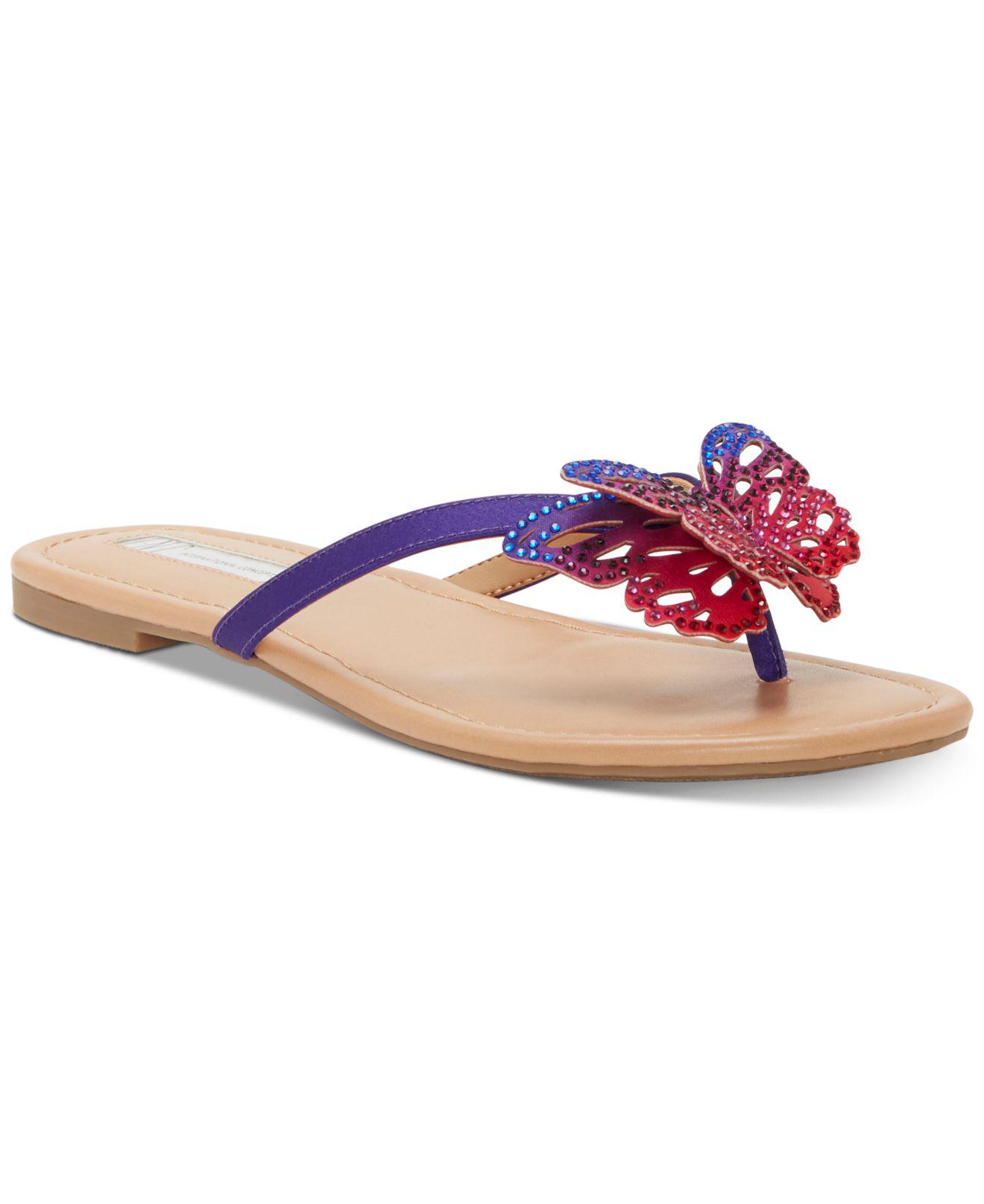 INC International Concepts Marsha Butterfly Flip-flop Sandals, Created ...