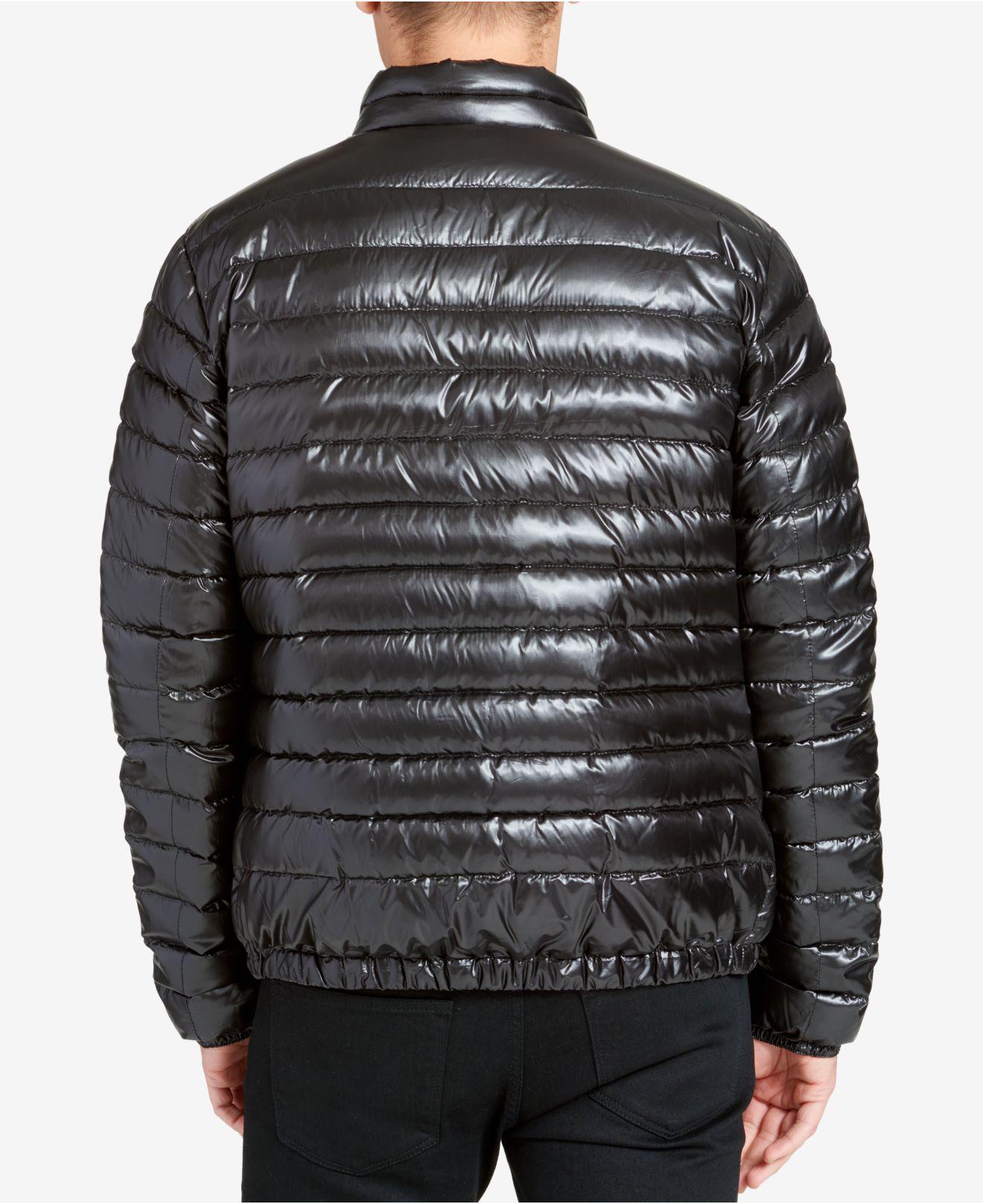 DKNY Men's Packable Puffer Jacket in Black for Men | Lyst