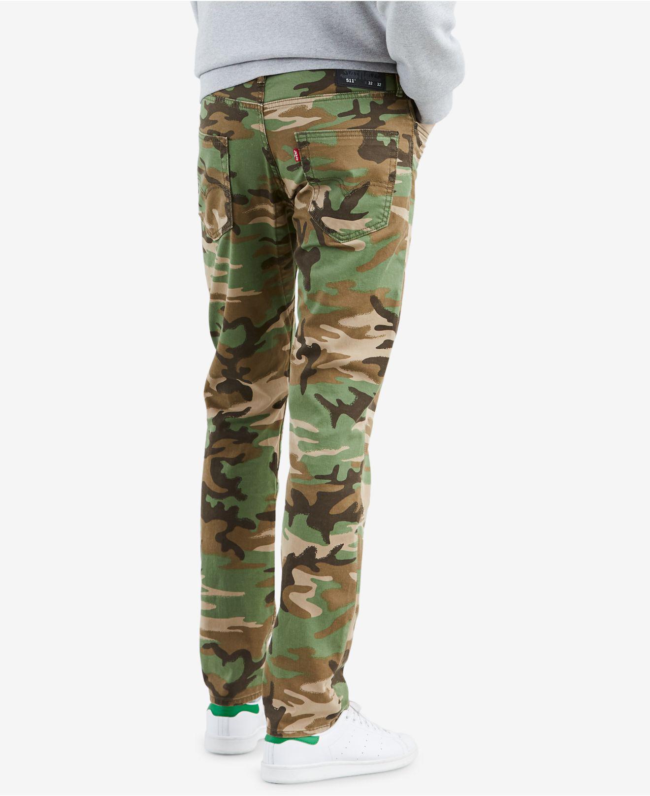 levi camo pants 511