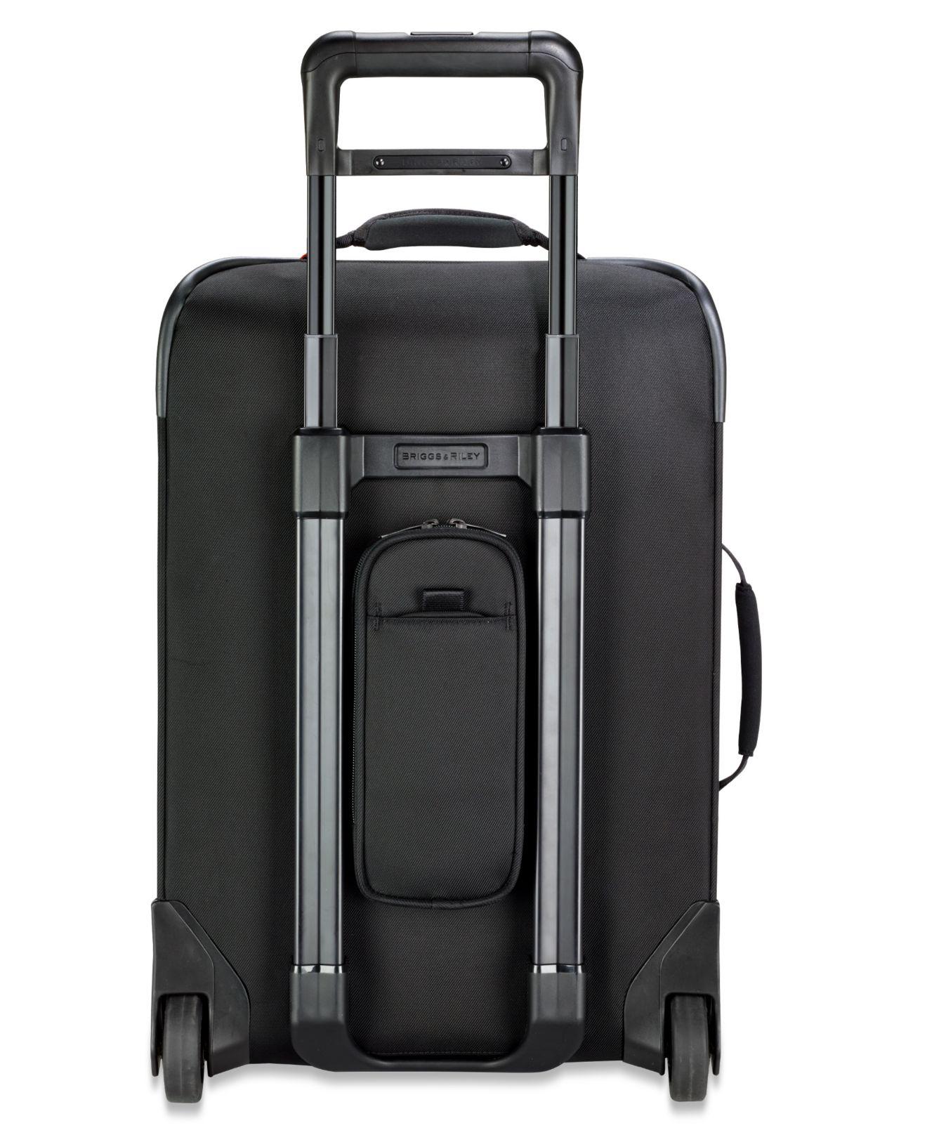 Briggs & Riley Pilot Carryon Expandable Upright in Black Lyst