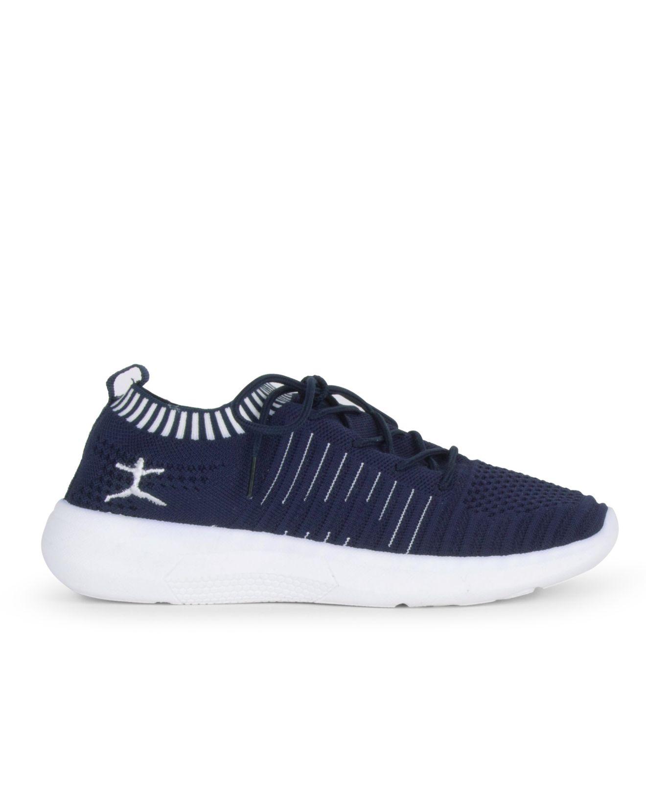 Danskin Synthetic Energy Lace Up Sneaker With Contrast Trim in Navy ...
