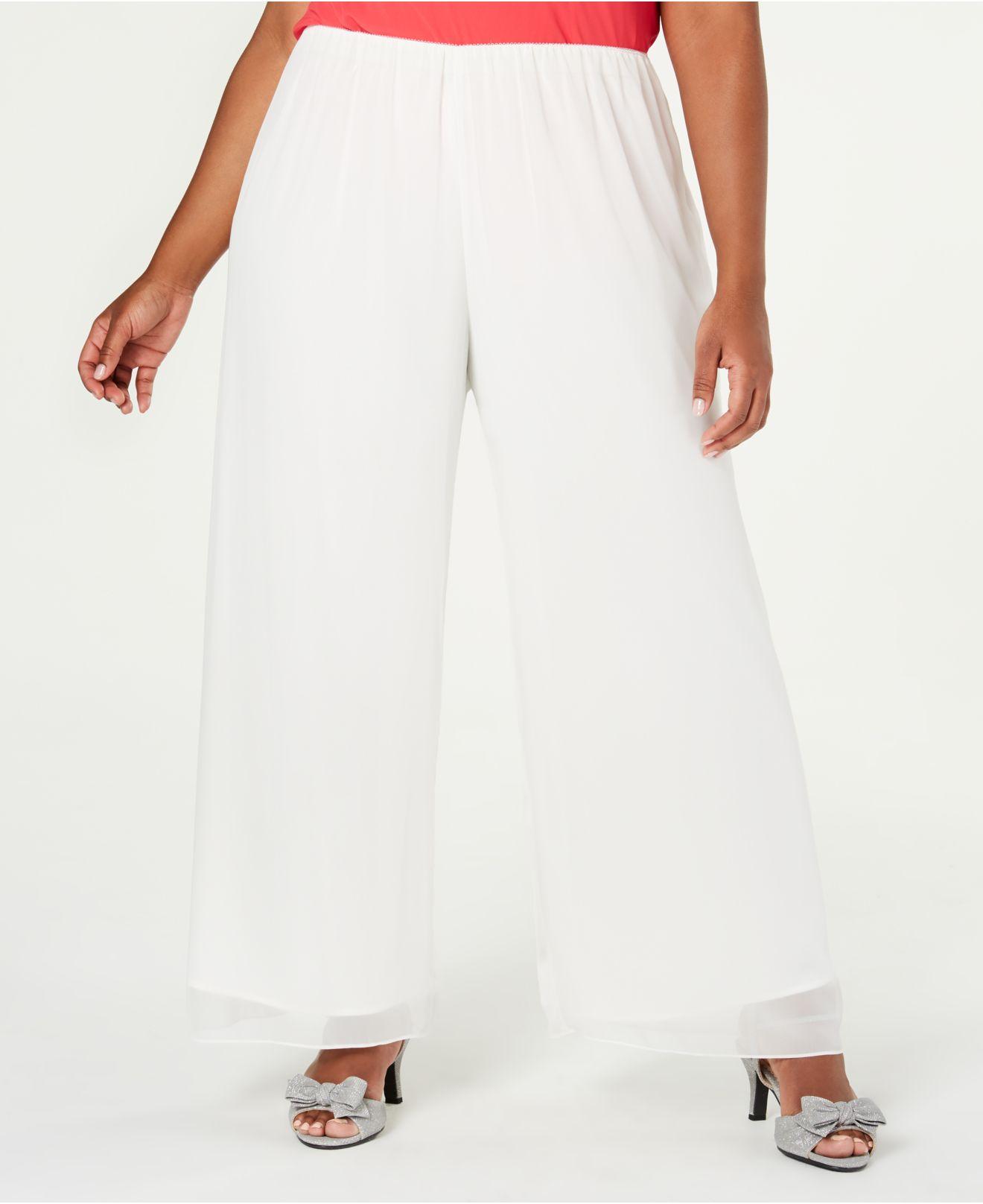 chiffon trousers and top