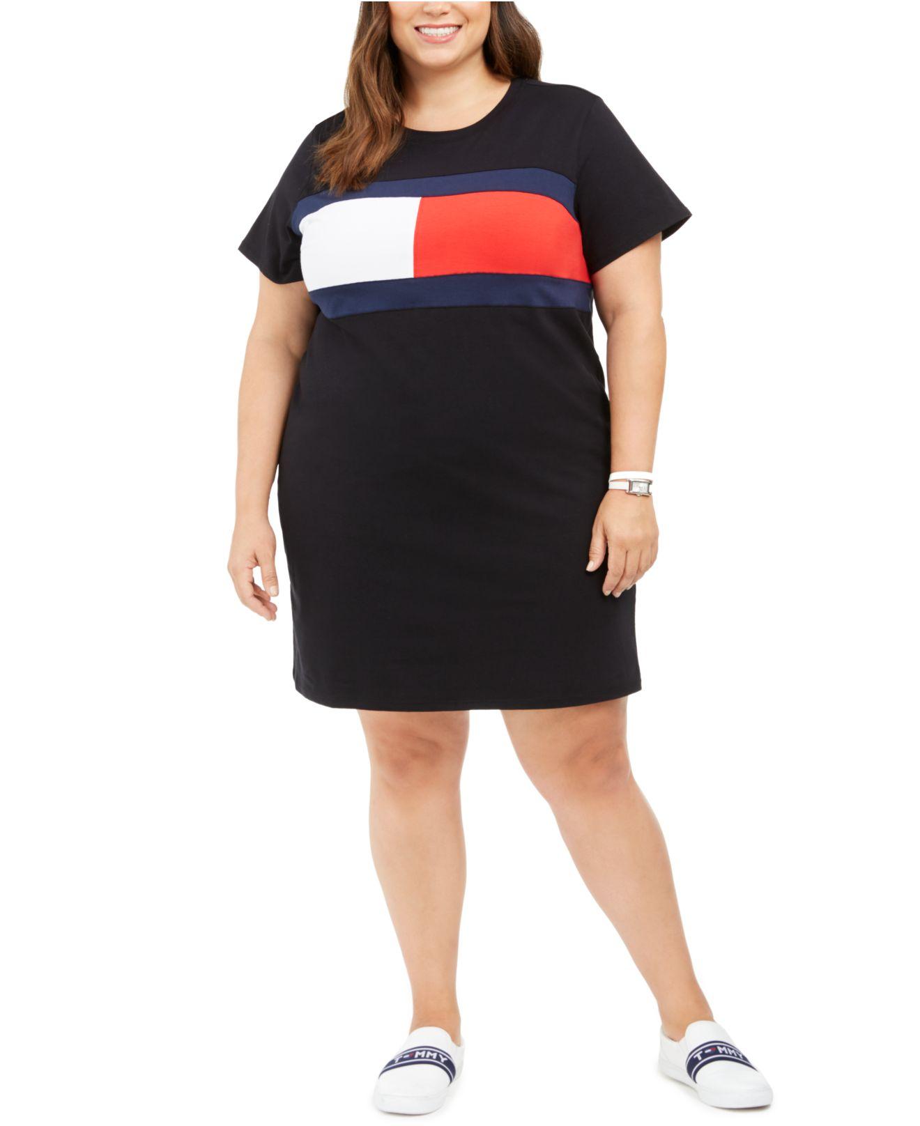 Tommy Hilfiger Plus Size T Shirt Dress Britain, SAVE 46% - baisv20.com