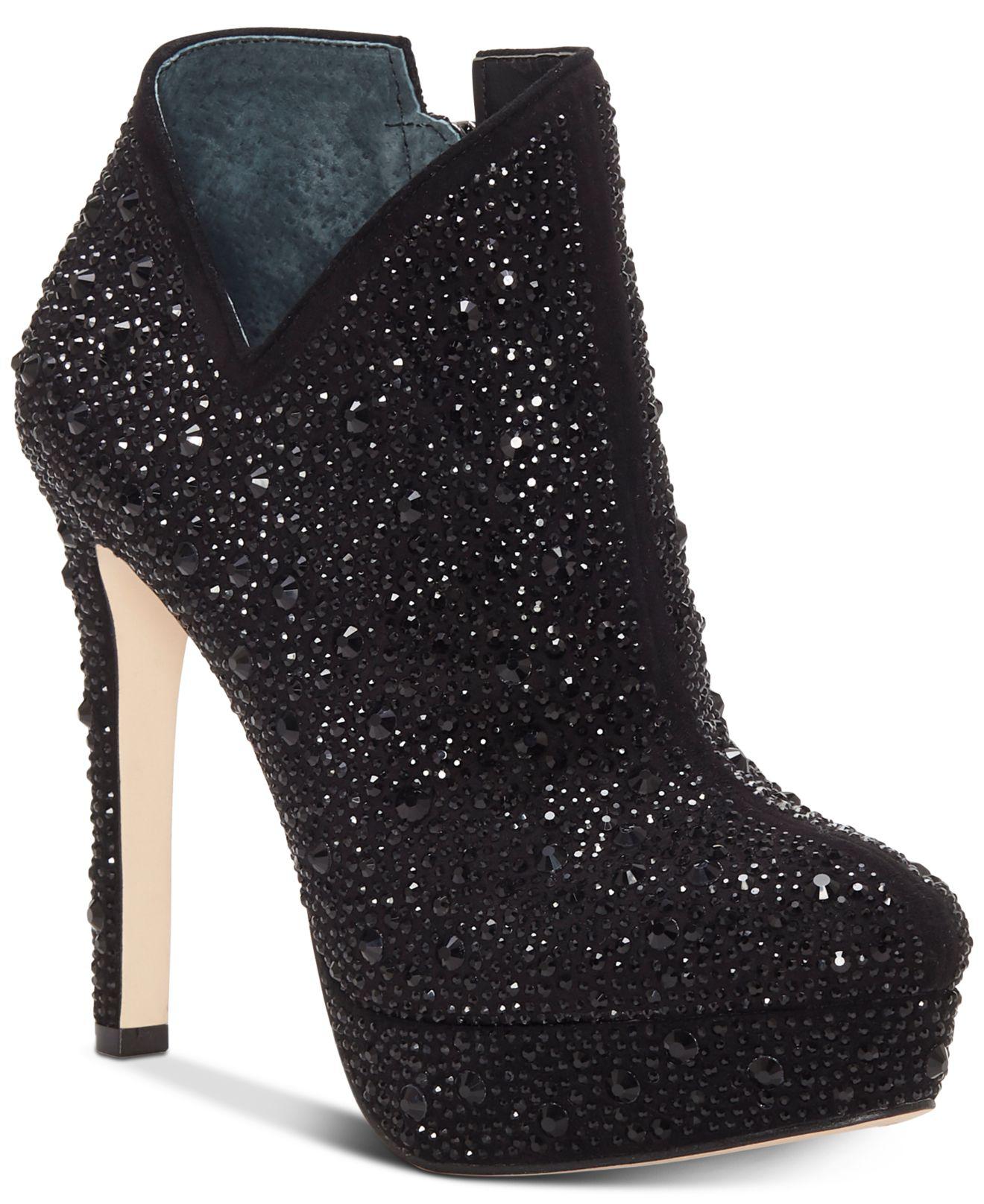 studded platform booties