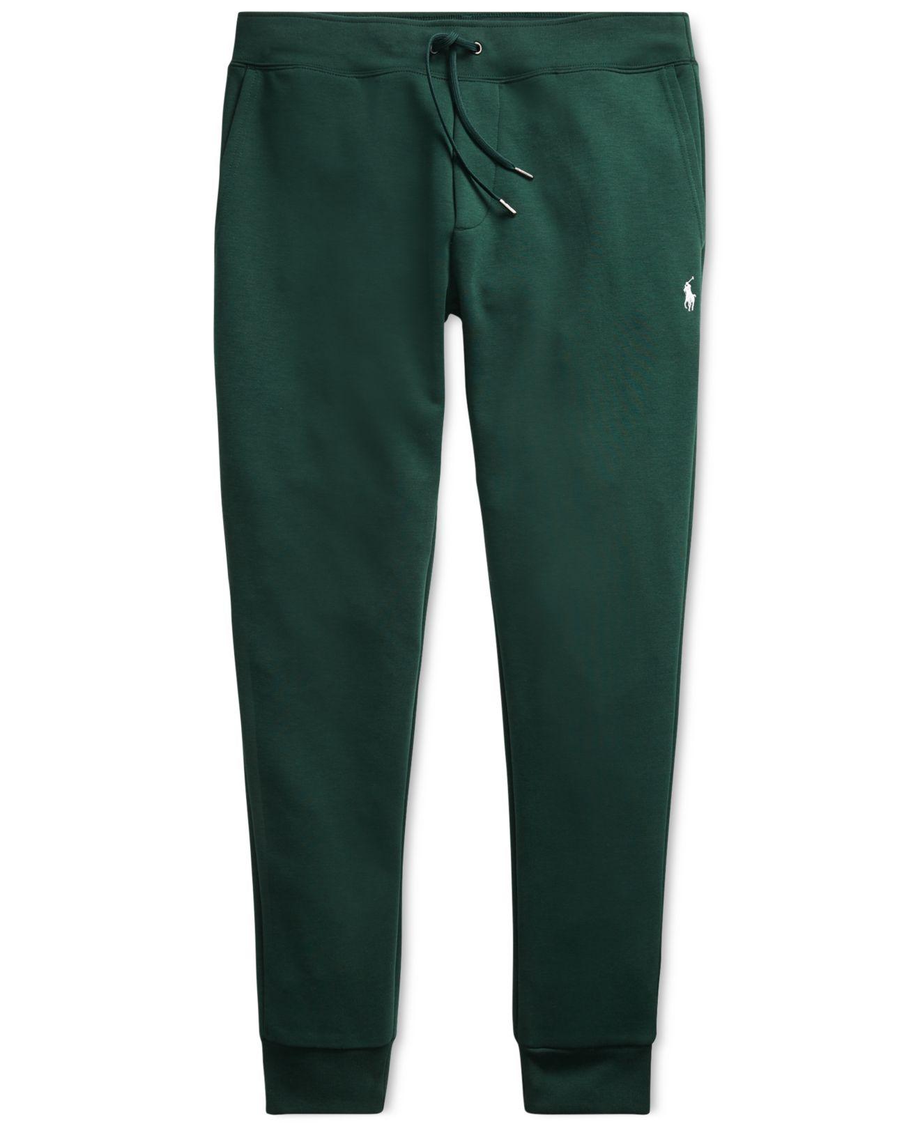 Polo Ralph Lauren Synthetic Big & Tall Double-knit Tech Jogger Pants in  Green for Men - Lyst