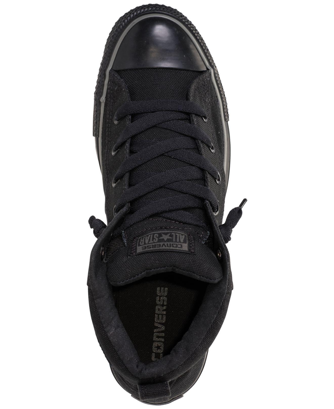 Converse Men's Chuck Taylor All Star Street Mid Casual Sneakers From Finish  Line in Black for Men | Lyst