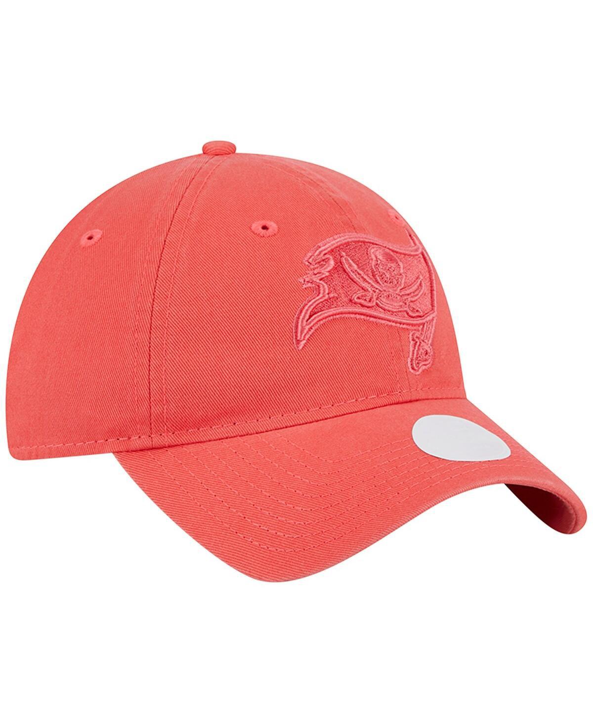 New Era Women's Red Tampa Bay Buccaneers Script 9TWENTY Adjustable Hat